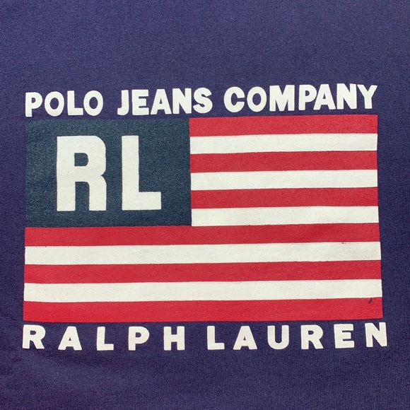 Vintage early 80’s Ralph Lauren Polo Jeans oversized-sweatshirt pull over crew - Picture 6 of 16